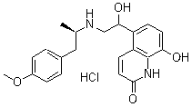 CAS 登录号：137888-11-0, 盐酸卡莫特罗