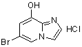 6-溴咪唑并[1,2-a]吡啶-8-醇盐酸盐分子结构 (CAS 1379358-48-1)