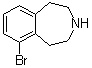 6-溴-2,3,4,5-四氢-1H-3-苯并氮杂卓分子结构 (CAS 1379378-74-1)