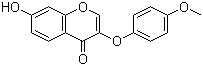 7-羟基-3-(4-甲氧基苯氧基)苯并吡喃-4-酮分子结构 (CAS 137987-99-6)
