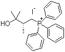 [(2R)-3-羟基-2,3-二甲基丁基]三苯基鏻碘化物分子结构 (CAS 138079-59-1)