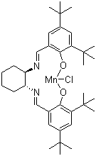 (R,R)-雅可布逊催化剂氯化锰络合物分子结构 (CAS 138124-32-0)
