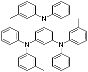 1,3,5-Tris(3-methylphenylphenylamino)benzene molecular structure (CAS 138143-23-4)