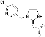 CAS # 138261-41-3, Imidacloprid, 1-((6-Chloro-3-pyridinyl)methyl)-N-nitro-imidazolidinimine, ((6-Chloro-3-pyridinyl)methyl)-N-nitro-2-imidazolidinimine