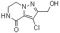structure of CAS# 1382786-15-3, 3-氯-6,7-二氢-2-(羟甲基)吡唑并[1,5-a]吡嗪-4(5H)-酮