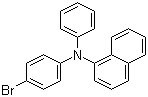 N-(4-溴苯基)-N-苯基-1-萘胺分子结构 (CAS 138310-84-6)