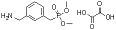 3-(氨基甲基)苄基膦酸二甲酯草酸盐分子结构 (CAS 1383133-17-2)