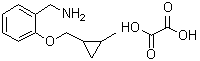 2-[(2-甲基环丙基)甲氧基]苯甲胺草酸盐分子结构 (CAS 1383133-79-6)