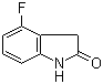4-氟-2-吲哚酮分子结构 (CAS 138343-94-9)