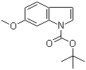 1-(叔丁氧基羰基)-6-甲氧基吲哚分子结构 (CAS 138344-18-0)