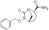 (2R,5S)-6-(苄氧基)-7-氧代-1,6-二氮杂双环[3.2.1]辛烷-2-甲酰胺分子结构 (CAS 1383814-72-9)