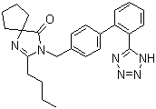 厄贝沙坦分子结构 (CAS 138402-11-6)