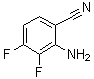 2-氨基-3,4-二氟苯甲腈分子结构 (CAS 1384265-40-0)