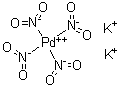 structure of CAS# 13844-89-8, 四硝基钯酸二钾盐