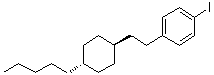 1-碘-4-[2-(反式-4-戊基环己基)乙基]苯分子结构 (CAS 1384631-27-9)
