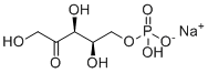 structure of CAS# 138482-70-9, 钠5-O-(羟基膦酸)-D-木酮糖