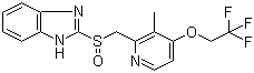 (R)-兰索拉唑分子结构 (CAS 138530-94-6)