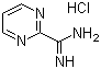 2-嘧啶甲脒盐酸盐分子结构 (CAS 138588-40-6)
