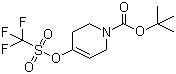 structure of CAS# 138647-49-1, 3,6-Dihydro-4-[[(trifluoromethyl)sulfonyl]oxy]-1(2H)-pyridinecarboxylic acid tert-butyl ester
