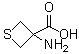 structure of CAS# 138650-26-7, 3-Amino-3-thietanecarboxylic acid