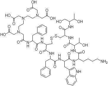 喷曲肽分子结构 (CAS 138661-02-6)
