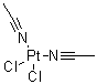 二(乙腈)氯化铂(II)分子结构 (CAS 13869-38-0)