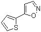 5-(2-噻吩基)异噁唑分子结构 (CAS 138716-44-6)