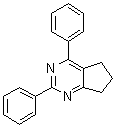 6,7-二氢-2,4-二苯基-5H-环戊二烯并嘧啶分子结构 (CAS 138722-71-1)