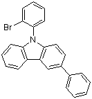 9-(2-溴苯基)-3-苯基-9H-咔唑分子结构 (CAS 1387596-19-1)