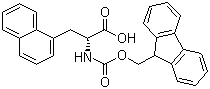 structure of CAS# 138774-93-3, Fmoc-D-3-(1-萘基)丙氨酸