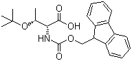 structure of CAS# 138797-71-4, Fmoc-O-tert-butyl-D-threonine