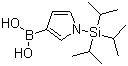 structure of CAS# 138900-55-7, 1-(Triisopropylsilyl)pyrrole-3-boronic acid