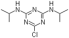 CAS 登录号：139-40-2, 扑灭津, 6-氯-N2,N4-二异丙基-1,3,5-三嗪-2,4-二胺