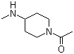 N-1-乙酰基-4-甲胺基哌啶分子结构 (CAS 139062-96-7)