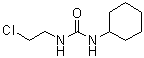 N-(2-氯乙基)-N'-环己基脲分子结构 (CAS 13908-11-7)