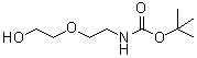 [2-(2-羟基-乙氧基)-乙基]-氨基甲酸叔丁酯分子结构 (CAS 139115-91-6)