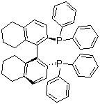 (R)-(+)-2,2'-双(二苯磷基)-5,5',6,6',7,7',8,8'-八氢-1,1'-联萘分子结构 (CAS 139139-86-9)