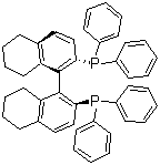 structure of CAS# 139139-93-8, (S)-(-)-2,2'-双(二苯磷基)-5,5',6,6',7,7',8,8'-八氢-1,1'-联萘