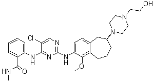 CEP-37440分子结构 (CAS 1391712-60-9)