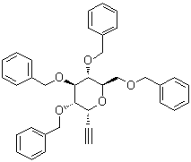 CAS 登录号：139195-28-1, 2,6-脱水-7,8-二脱氧-1,3,4,5-四-O-(苯基甲基)-D-甘油型-L-古洛-辛-7-炔糖醇