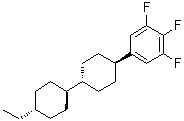 structure of CAS# 139215-80-8, [反式(反式)]-5-(4'-乙基[1,1'-联环己烷]-4-基)-1,2,3-三氟苯