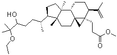 24-羟基-25-乙氧基-3,4-开环环阿尔廷-4(28)-烯-3-酸甲酯分子结构 (CAS 1392210-81-9)