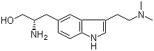 (betaS)-beta-氨基-3-[2-(二甲基氨基)乙基]-1H-吲哚-5-丙醇分子结构 (CAS 139264-69-0)