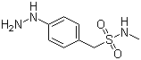4-肼基-N-甲基苯甲磺酰胺分子结构 (CAS 139272-29-0)