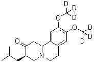 CAS 登录号：1392826-25-3, 丁苯那嗪-d<sub>6</sub>