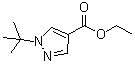 structure of CAS# 139308-53-5, 1-叔丁基-1H-吡唑-4-羧酸乙酯