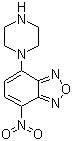 structure of CAS# 139332-66-4, 4-Nitro-7-piperazinobenzofurazan