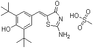 甲磺酸达布非龙分子结构 (CAS 139340-56-0)