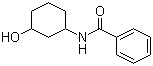 N-(3-羟基环己基)苯甲酰胺分子结构 (CAS 13941-94-1)