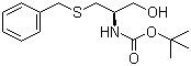 Boc-S-苄基-L-半胱氨醇分子结构 (CAS 139428-96-9)